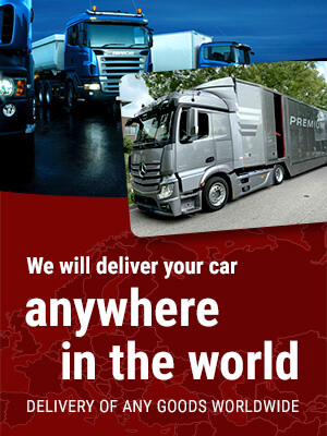 We will deliver your car anywhere in the world